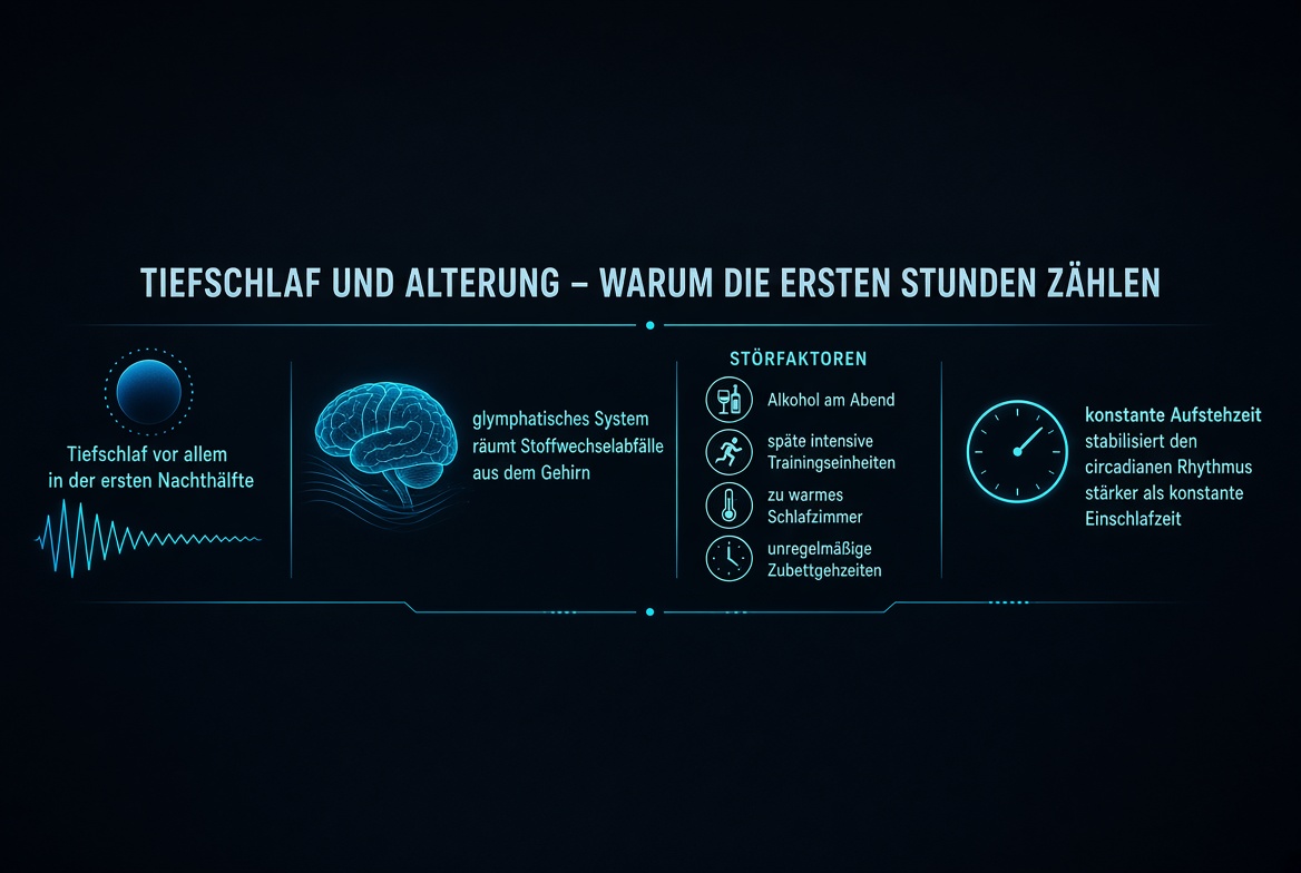 Tiefschlaf und Alterung: Warum die ersten Stunden zählen