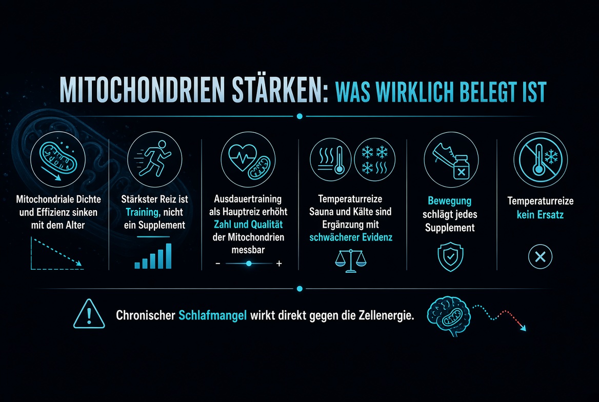 Mitochondrien stärken: Was wirklich belegt ist